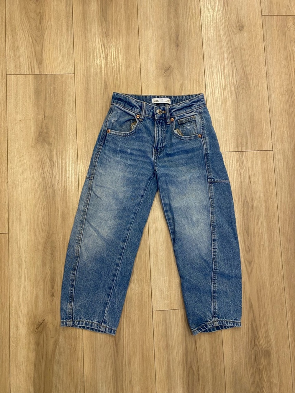 Zara Kids Barrel Jeans